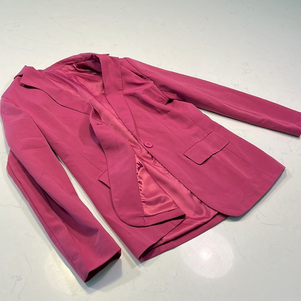 Hot Raspberry Blazer perfect piece!!